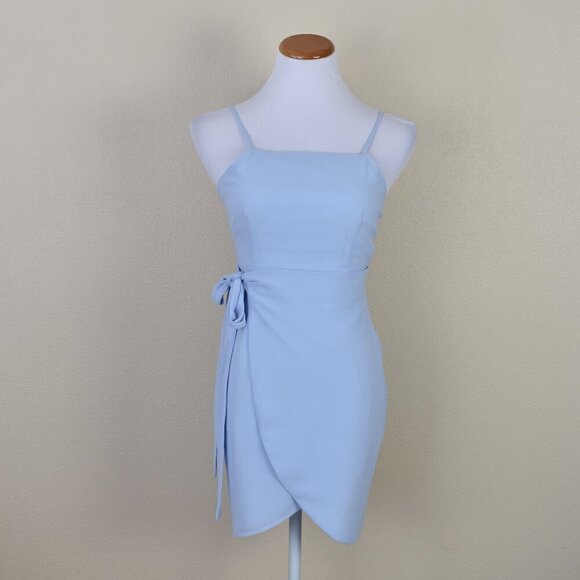 Superdown Morgan Layered Mini Wrap Dress XS - Picture 1 of 7